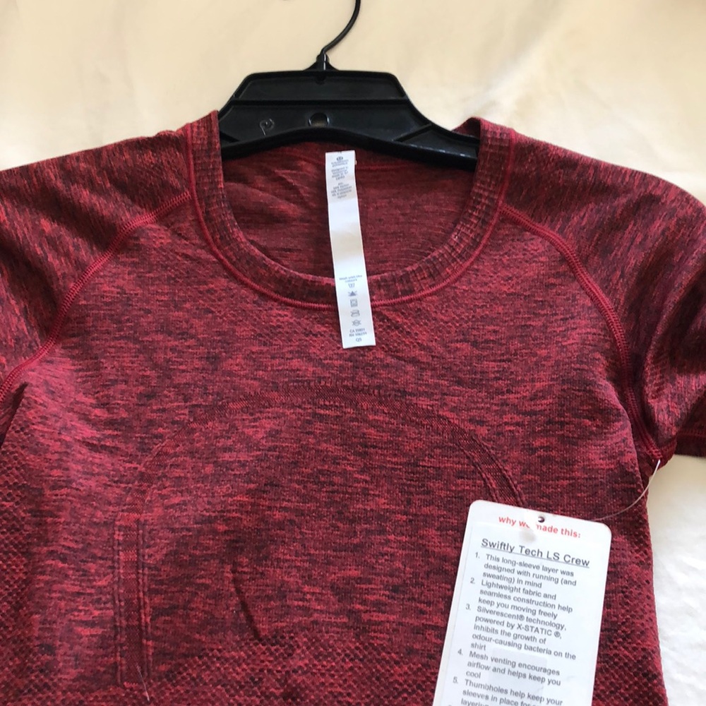 Lululemon Swiftly Tech LS crew. NWT